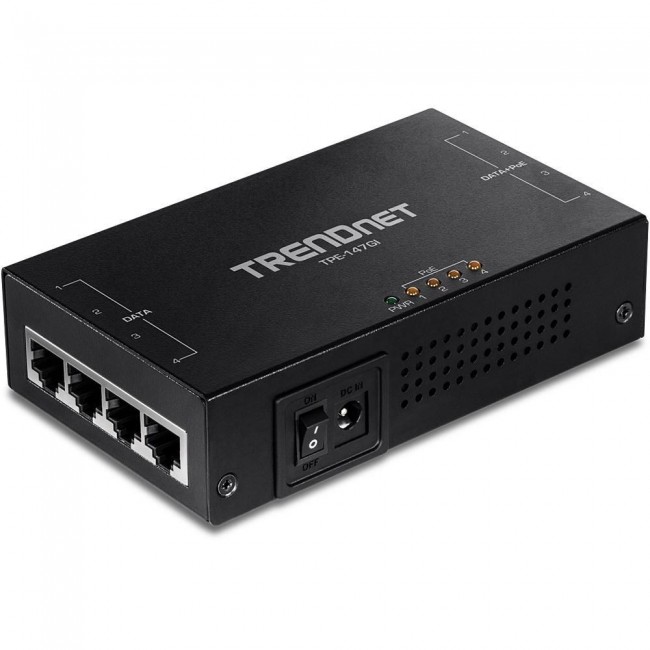 Trendnet TPE-147GI PoE adapter Gigabit Ethernet Trendnet TPE-147GI PoE adapter Gigabit Ethernet