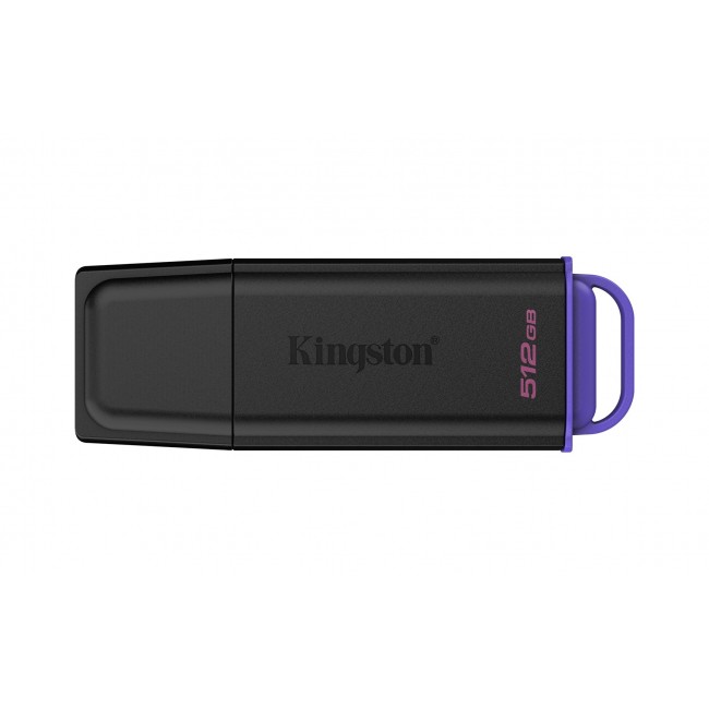 Kingston Technology DataTraveler 512GB Portable USB 3.2 Gen 1 Exodia Black/Purple Kingston Technology DataTraveler 512GB Portable USB 3.2 Gen 1 Exodia Black/Purple