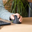 R-Go HE ergonomic mouse left Bluetooth black/silve