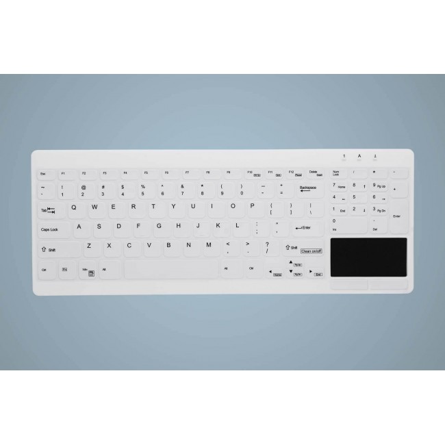 Contour Design Active Key Contour QuickClean Medical Keyboard IP68 Touchpad Compact Wired White UK C7412