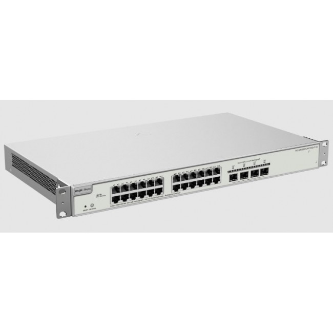 Ruijie Networks RG-NBS3200-24GT4XS-P-V2 network switch Managed L2+ Gigabit Ethernet (10/100/1000) Power over Ethernet (PoE) Grey