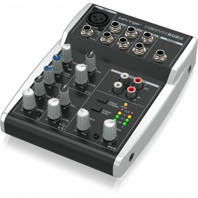 Behringer XENYX 502S - analogue audio mixer