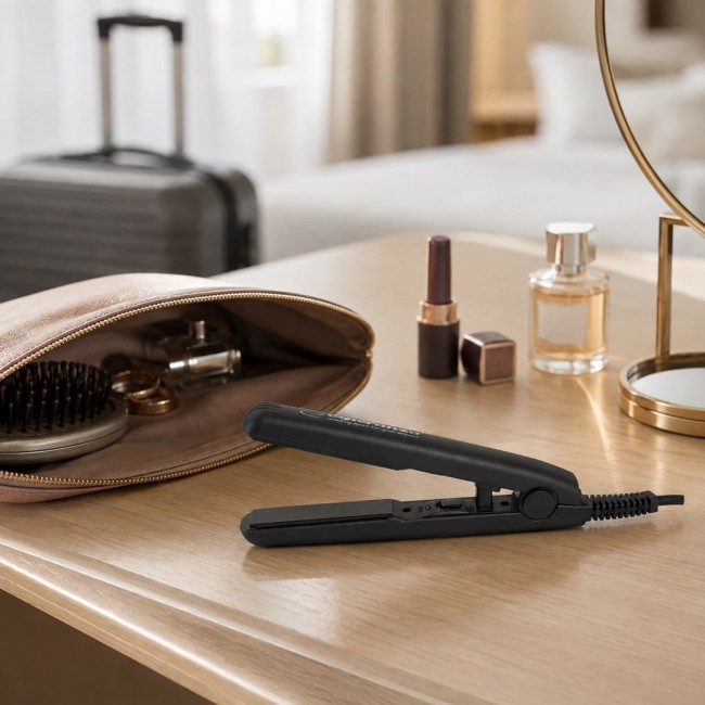 Esperanza EBP008 hair styling tool Straightening iron Warm Black 22 W