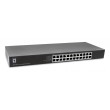 LevelOne GEU-2432 24-Port Gigabit Ethernet Switch, 4-Mode DIP Button, 19