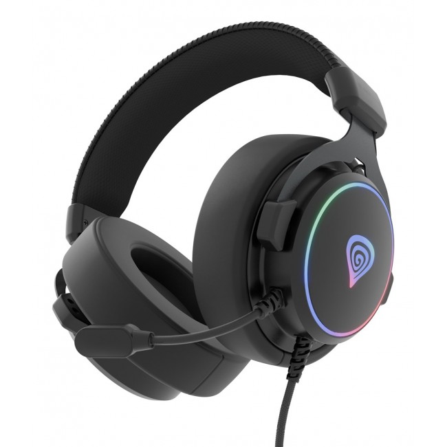 GENESIS NSG-2169 headphones/headset Wired Head-band Gaming USB Type-A Black