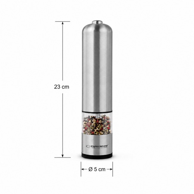 Esperanza EKP002 seasoning grinder Salt & pepper grinder Stainless steel