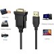 Techly Adapter Converter from USB2.0 to Serial Black Techly Adapter Converter from USB2.0 to Serial Black