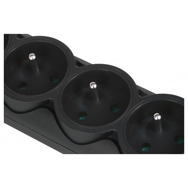 Ever Optima 5m Black 6 AC outlet(s) 250 V Ever Optima 5m Black 6 AC outlet(s) 250 V