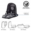 XD DESIGN ANTI-THEFT BACKPACK BOBBY HERO REGULAR BLACK P/N: P705.291 XD DESIGN ANTI-THEFT BACKPACK BOBBY HERO REGULAR BLACK P/N: P705.291