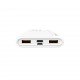 SILICON POWER QP15 Powerbank External battery 10000 mAh 2x USB QC 3.0 1x USB-C PD (SP10KMAPBKQP150W) White