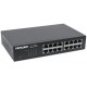 Intellinet 16-Port Gigabit Ethernet Switch, 16-Port RJ45 10/100/1000 Mbps, IEEE 802.3az Energy Efficient Ethernet, Desktop, 19