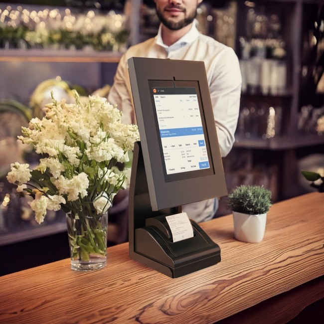 Maclean Tablet & Printer POS Stand, 1kg max, MC-336