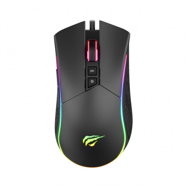 Havit MS1001S - Optical right-handed gaming mouse, USB type A, black-grey Havit MS1001S - Optical right-handed gaming mouse, USB type A, black-grey