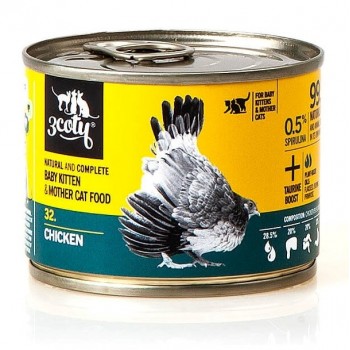 3COTY 32. Chicken Baby&Mother - wet cat food - 180g