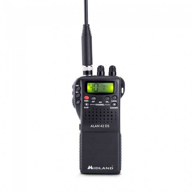 Midland C1267 two-way radio 40 channels 26.565 - 27.99125 MHz Black Midland C1267 two-way radio 40 channels 26.565 - 27.99125 MHz Black