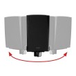 B-Tech VENTRY - Side Clamping Loudspeaker Wall Mounts with Tilt & Swivel (Pair)