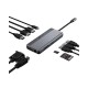 ICY BOX 12-in-1 DockingStation with triple video output