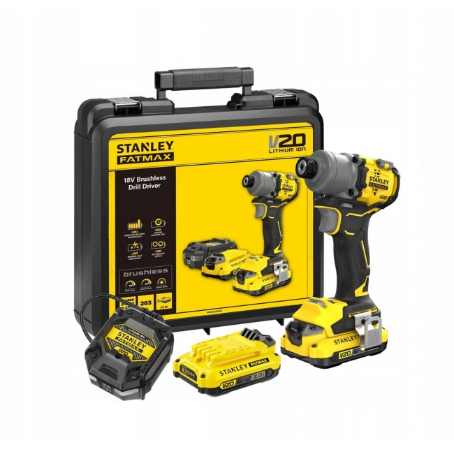 2 2.0Ah SFMCF830D2K STANLEY impact wrench