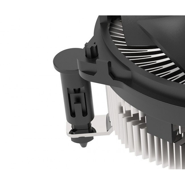 Akasa AK-CC6606BP01 computer cooling system Processor Heatsink/Radiator 9 cm Aluminium, Black 1 pc(s)