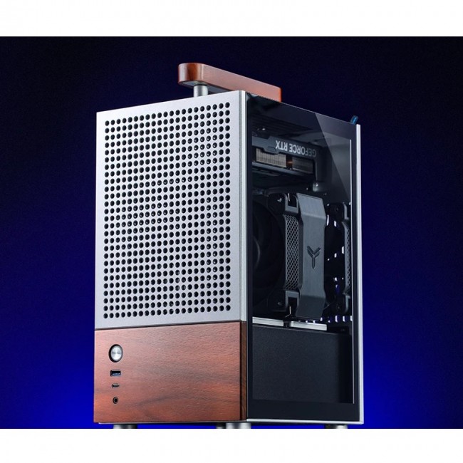 Jonsbo T6 PC Case, Mini-Tower, Mini-ITX, Glass, Wo