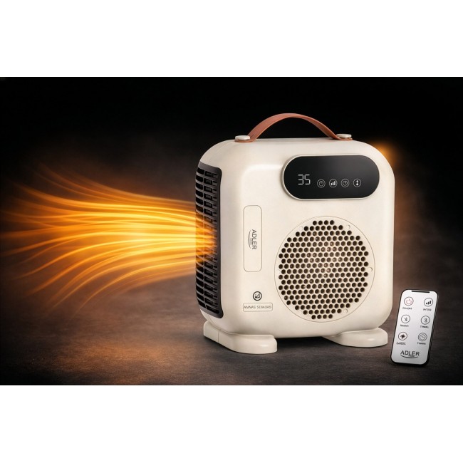 Fan Heater ADLER AD 7756 Beige