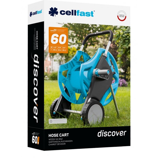 CELLFAST HOSE TROLLEY DISCOVER 60m 1/2