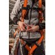Belay kit with waist belt and shock absorber Belay kit with waist belt and shock absorber
