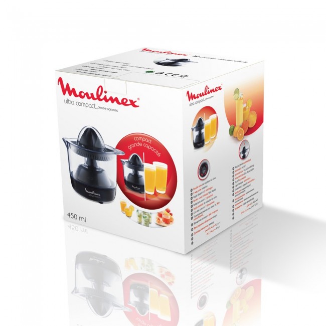 Moulinex PC1208 electric citrus press 0.45 L 25 W Black Moulinex PC1208 electric citrus press 0.45 L 25 W Black
