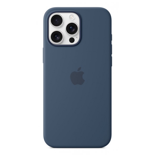 Apple iPhone 16 Pro Max Silicone Case with MagSafe - Denim