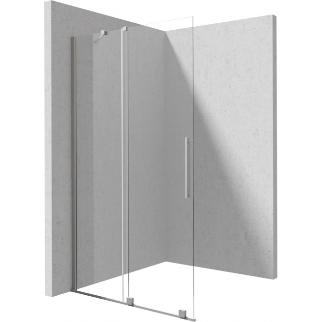 Walk-in shower wall 80 cm - sliding Walk-in shower wall 80 cm - sliding