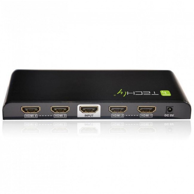 Techly Splitter HDMI 4 way 4K*2K IDATA HDMI-4K4 Techly Splitter HDMI 4 way 4K*2K IDATA HDMI-4K4