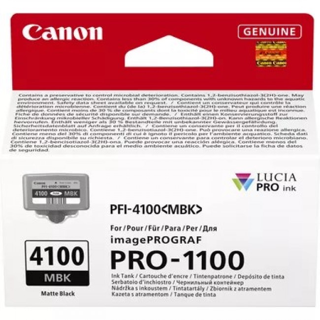 Canon LUCIA PRO II ink cartridge 1 pc(s) Original Standard Yield Matte black Canon LUCIA PRO II ink cartridge 1 pc(s) Original Standard Yield Matte black