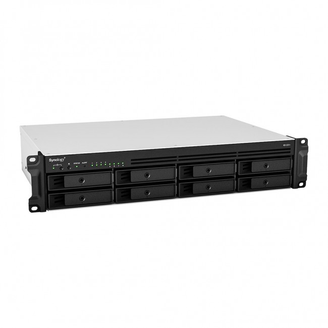 Synology RackStation RS1221+ NAS/storage server Rack (2U) Ryzen Embedded V1500B 4 GB DDR4 0 TB DiskStation Manager Black Synology RackStation RS1221+ NAS/storage server Rack (2U) Ryzen Embedded V1500B 4 GB DDR4 0 TB DiskStation Manager Black