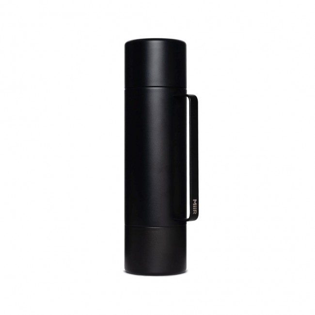 Thermos with 2 cups Tomo 1l Black Thermos with 2 cups Tomo 1l Black