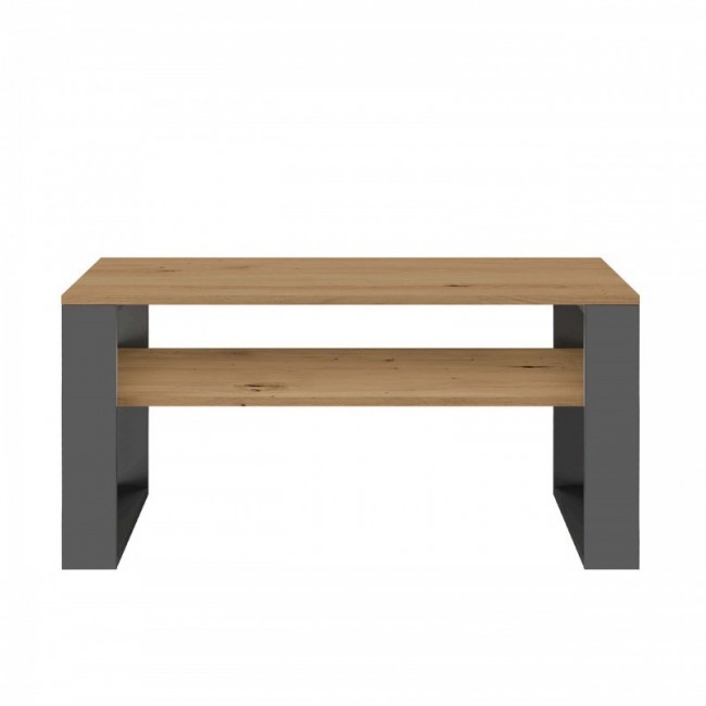MODERN 1P ARTISAN COFFEE TABLE WITH ANTHRACITE LEG MODERN 1P ARTISAN COFFEE TABLE WITH ANTHRACITE LEG