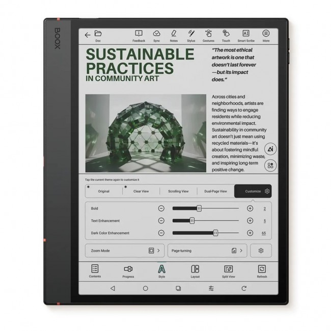 Onyx Boox Note Air 5 C 10.3 E-Ink Kaleido 3 e-book reader 64GB Wi-Fi Gray Onyx Boox Note Air 5 C 10.3 E-Ink Kaleido 3 e-book reader 64GB Wi-Fi Gray