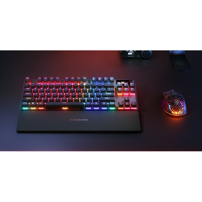 Steelseries APEX PRO TKL WIRELESS GEN 3 keyboard Gaming USB + RF Wireless + Bluetooth QWERTY UK International Black
