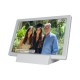 Denver PFF-1070W digital photo frame White 25.6 cm (10.1