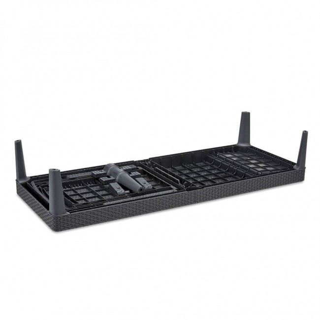 KETER POLY RATTAN LOUNGER JAIPUR GRAPHITE