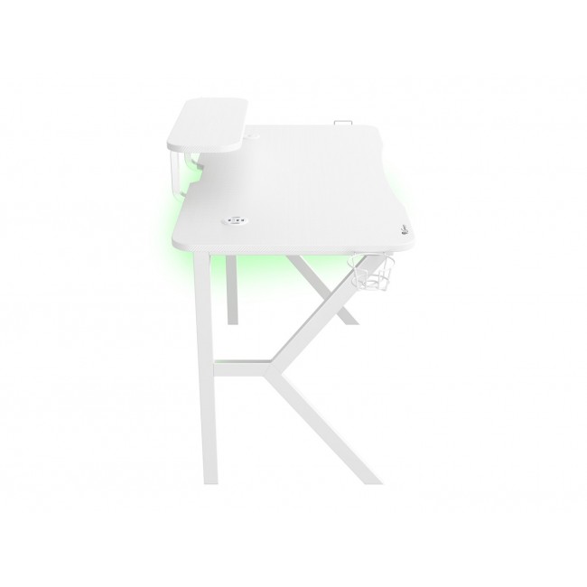 Genesis Gaming Tisch HOLM 320 RGB wei (120cm x 75cm)