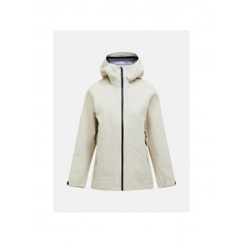 Kurtka damska PEAK PERFORMANCE W Treeline Gore-Tex 3L Shell Jacket kolor be owy - S