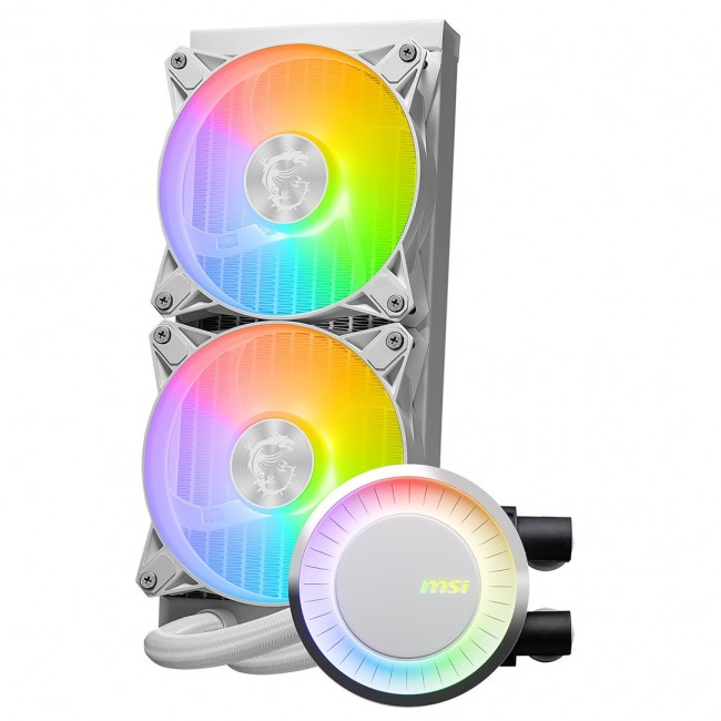 MSI MAG Coreliquid E240 WHITE Motherboard, Processor Liquid cooling kit 12 cm MSI MAG Coreliquid E240 WHITE Motherboard, Processor Liquid cooling kit 12 cm