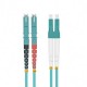 Helos 254695 InfiniBand/fibre optic cable 10 m E-2000 LC Aqua colour