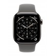 Apple Watch Series 11 GPS + Cellular 46mm Natural Titanium Case with Stone Grey Sport Band - M/L