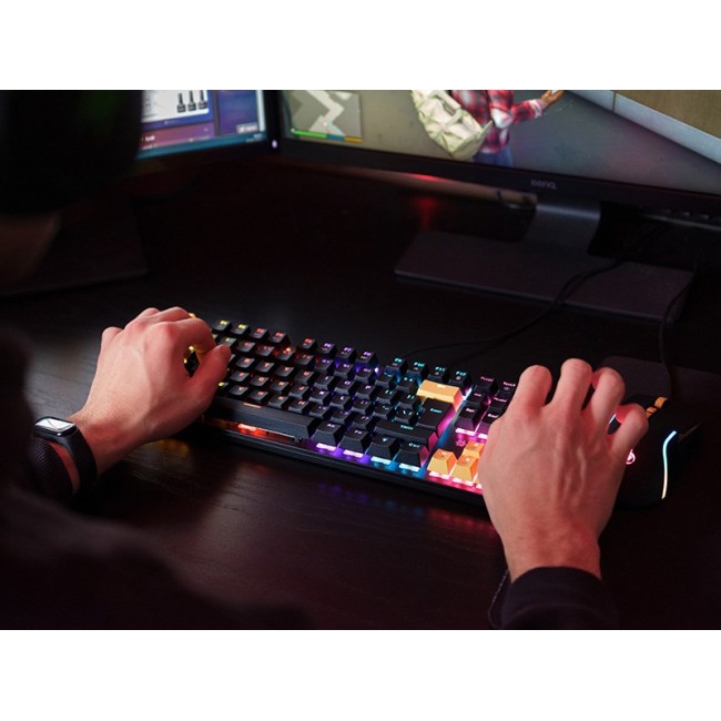 Tracer HORNET 87 keyboard Mouse included Gaming USB QWERTY English Black, Yellow