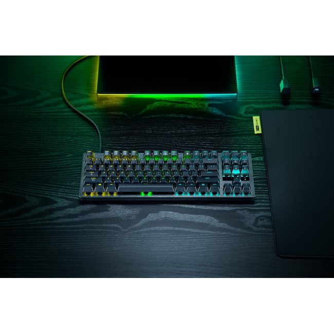 Razer Huntsman V3 Tenkeyless 8KHz keyboard Gaming USB QWERTY English Black