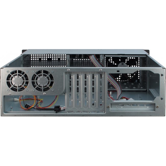 Inter-Tech 3U-30248 Rack Black, Stainless steel