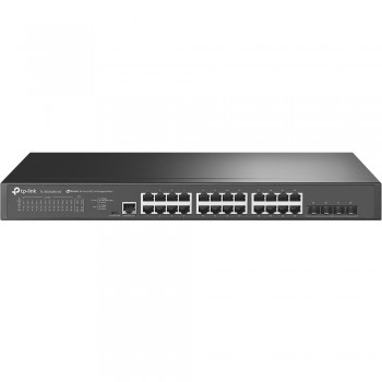 TP-Link JetStream TL-SG3428X-M2 network switch Managed L2+ 2.5G Ethernet (100/1000/2500) 1U Black