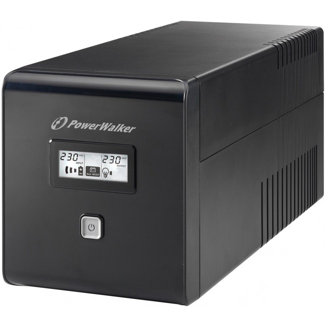 PowerWalker VI 1000 LCD uninterruptible power supply (UPS) 1 kVA 600 W 4 AC outlet(s) PowerWalker VI 1000 LCD uninterruptible power supply (UPS) 1 kVA 600 W 4 AC outlet(s)