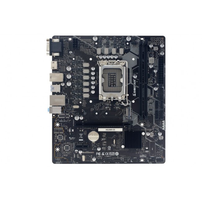 Biostar H610MH D5 motherboard Intel H610 LGA 1700 micro ATX Biostar H610MH D5 motherboard Intel H610 LGA 1700 micro ATX